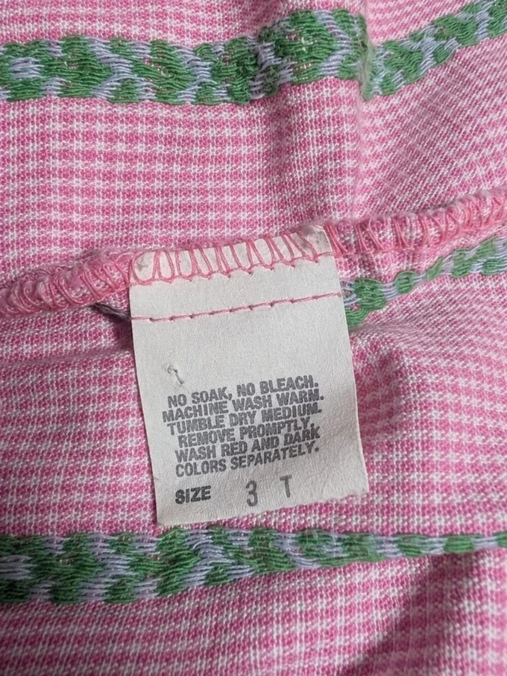 Vintage OshKosh Overalls 3T Pink Gingham Embroidered USA Made